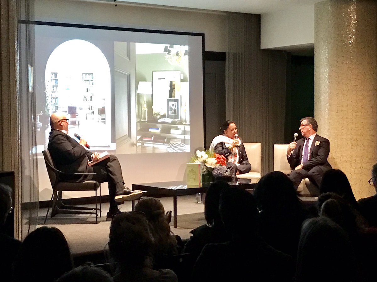 PDCdesigncenter's tweet photo. @ArchDigest, @mnussbaumer &amp; @HuttonWilkinson close #WestWeek2017 by discussing the globe-trotting adventures that inform their aesthetic! 🌎 https://t.co/PfCLBAagA3