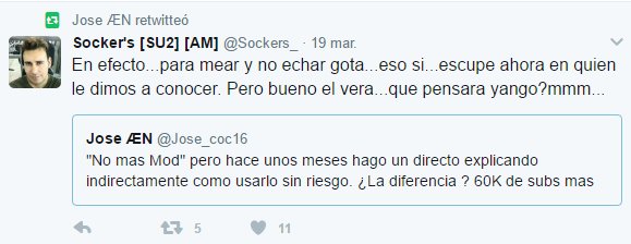 Algunos hacen la transición de modder a FP en 3 meses, otros en 5 días. Lo que hace tener unos cuantos seguidores y RT's de más 🍼🍼👏👏👏