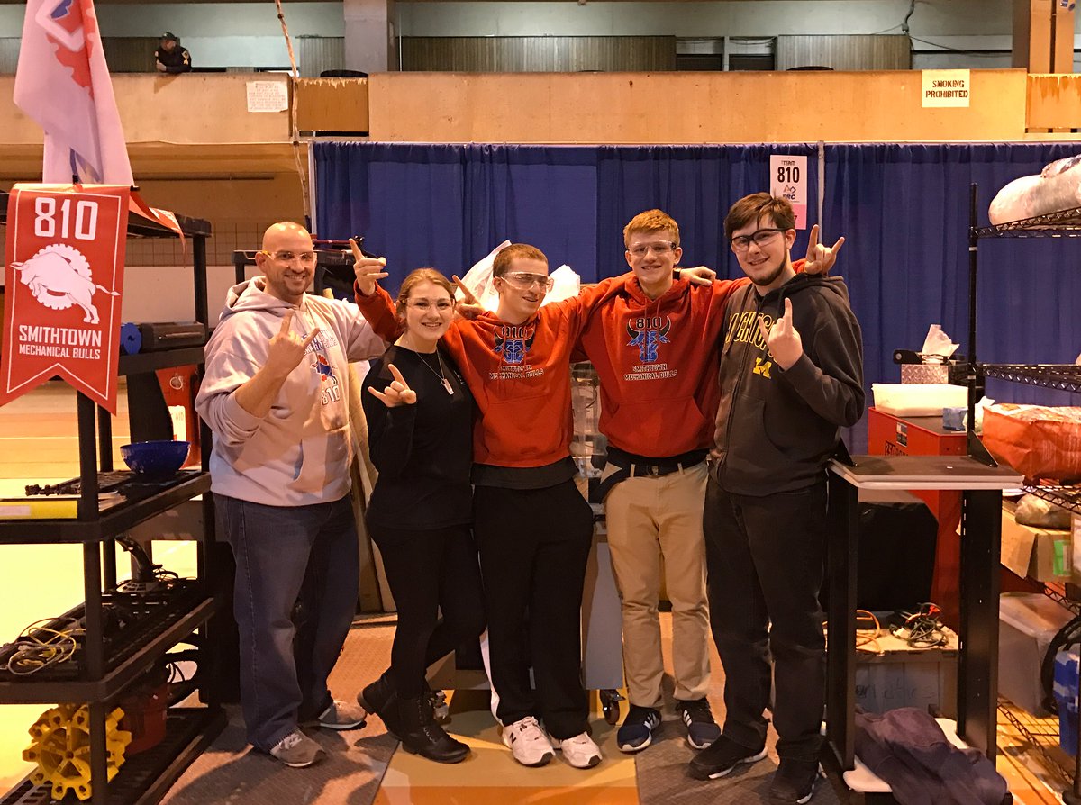 Finished loading in at the Hudson Valley Regional-we're excited to kick off our competition season! Good luck to all teams! #frc #omgrobots