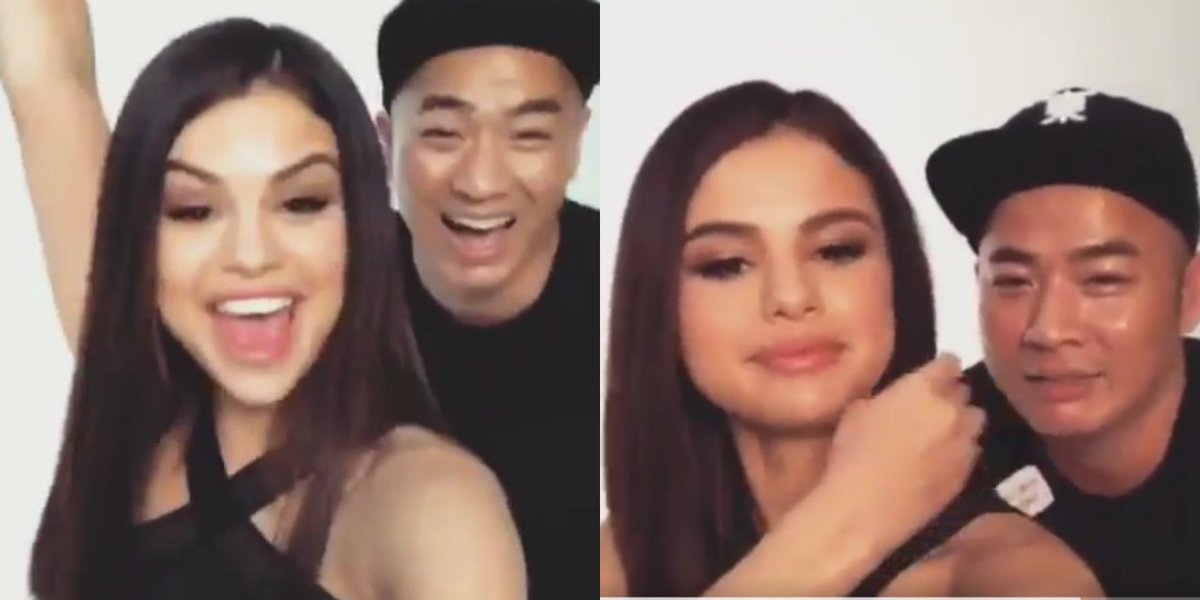 Selena Gomez was not having it with her makeup artist's Justin Bieber and The Weeknd joke: ellemag.co/uI9tmfp?