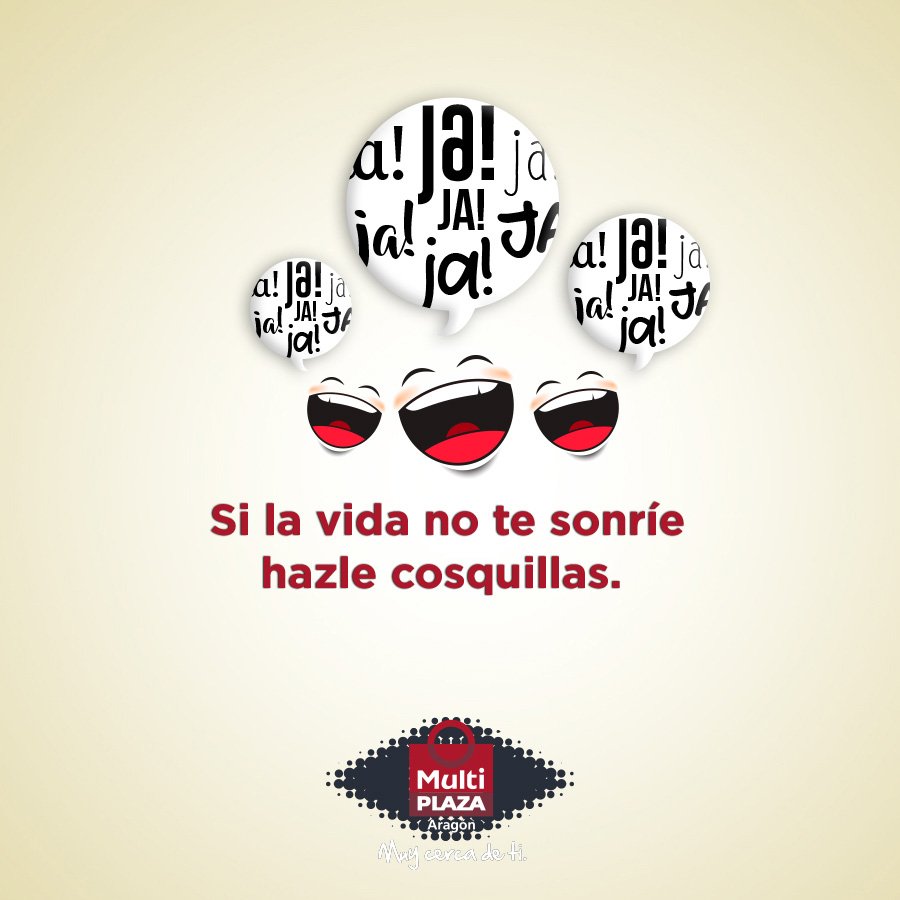 MultiplazaA's tweet photo. El truco está en ser feliz día a día. https://t.co/SeYwkYErnP