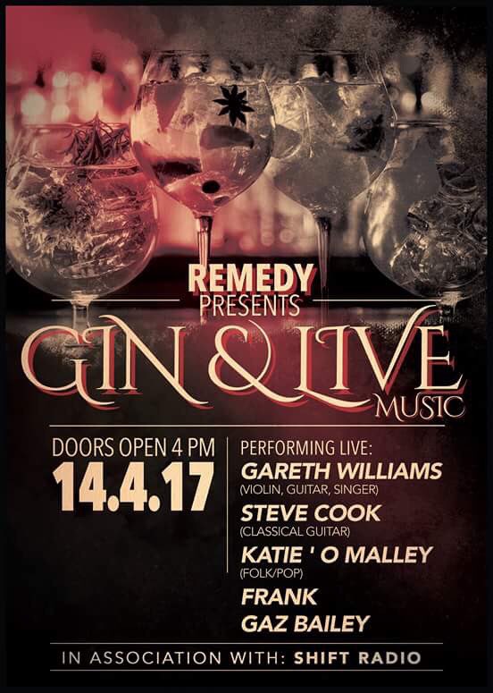 RemedyBar_'s tweet photo. Are You A Gin Lover? 

This Good Friday-14.4.17

Remedy Bar Presents Gin &amp; Live Music

Doors Open @ 4pm
Free Entry
With Over 50+ Gins To Try https://t.co/w5xx9c8zE7