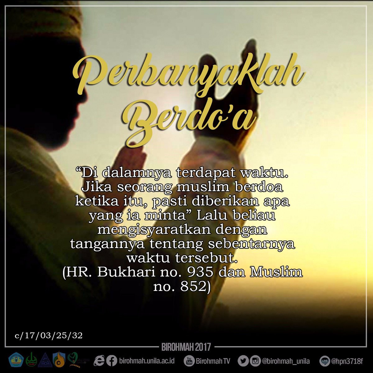 Jumuah mubarokah😊😊😊
Jangan lupa bersholawat dan banyak berdoa yaa😄😄
Eitss.. Al kahfi nya juga jgn ketinggalan😉