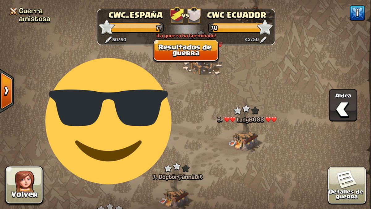 CWC NEWS ⭐⭐⭐ Es normal que se tomen tantas molestias en hacer trampas a alguien... q no para de ganarte. ✌🏼😛 victoria dedicada a @Kahory_14😘