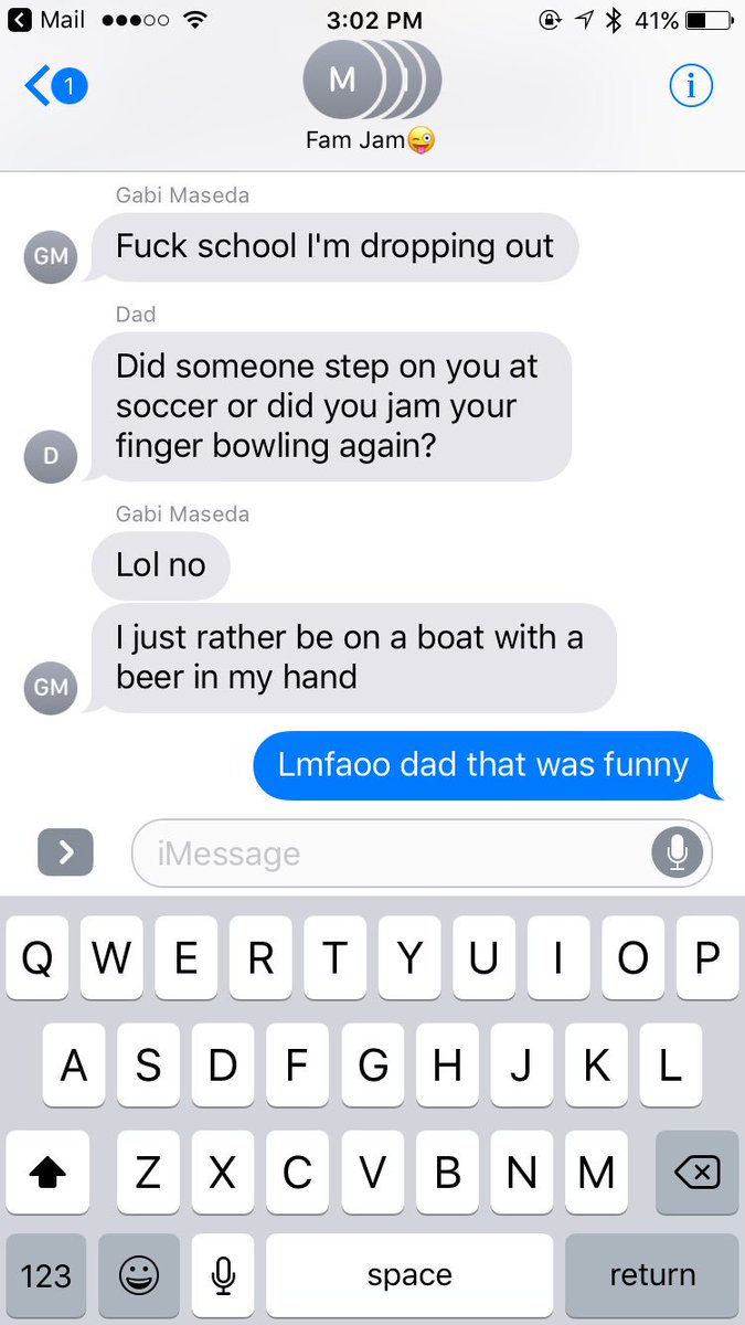 vicmaseda's tweet photo. My father just roasted @gabimasedaa and I thought I should share https://t.co/NPiK8PNMlK
