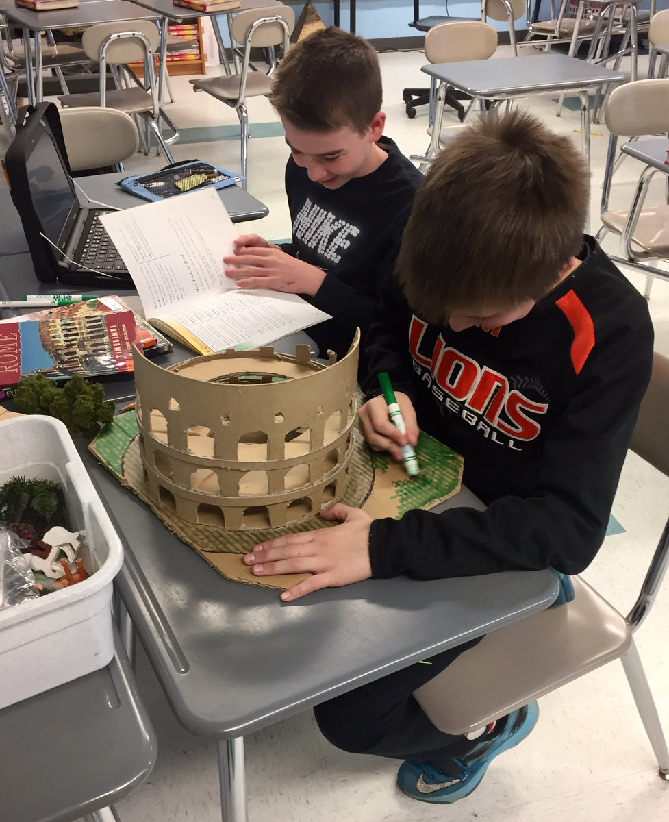 libertyclass228's tweet photo. Collaborative colosseum construction! @ThompsonMSNJ  #MTPSPride https://t.co/ikpIA6o76o