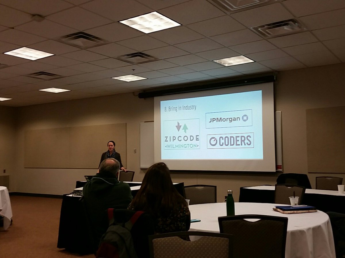 CSTADelaware's tweet photo. Bring in Industry to connect with students @KammasMurphy #cs4de #cs4all https://t.co/9IHsJCtj4z