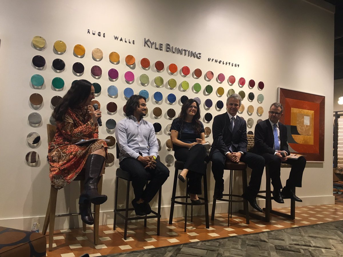 EdelmanLeather's tweet photo. Thank you Erika, Pat, Kyle and our amazing panel for the wonderful conversations during @PDCdesigncenter #westweek2017 https://t.co/ti5lnPdr1Z