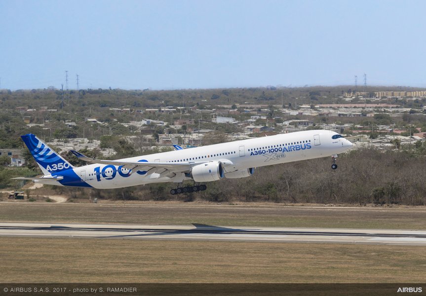 GRANDAVIATION's tweet photo. El A350-1000 realizó campaña de ensayos “High and Warm” a gran altitud y altas temperaturas en Latinoamérica.  https://t.co/7l9sy8yeDx https://t.co/8gpDkQRn8s