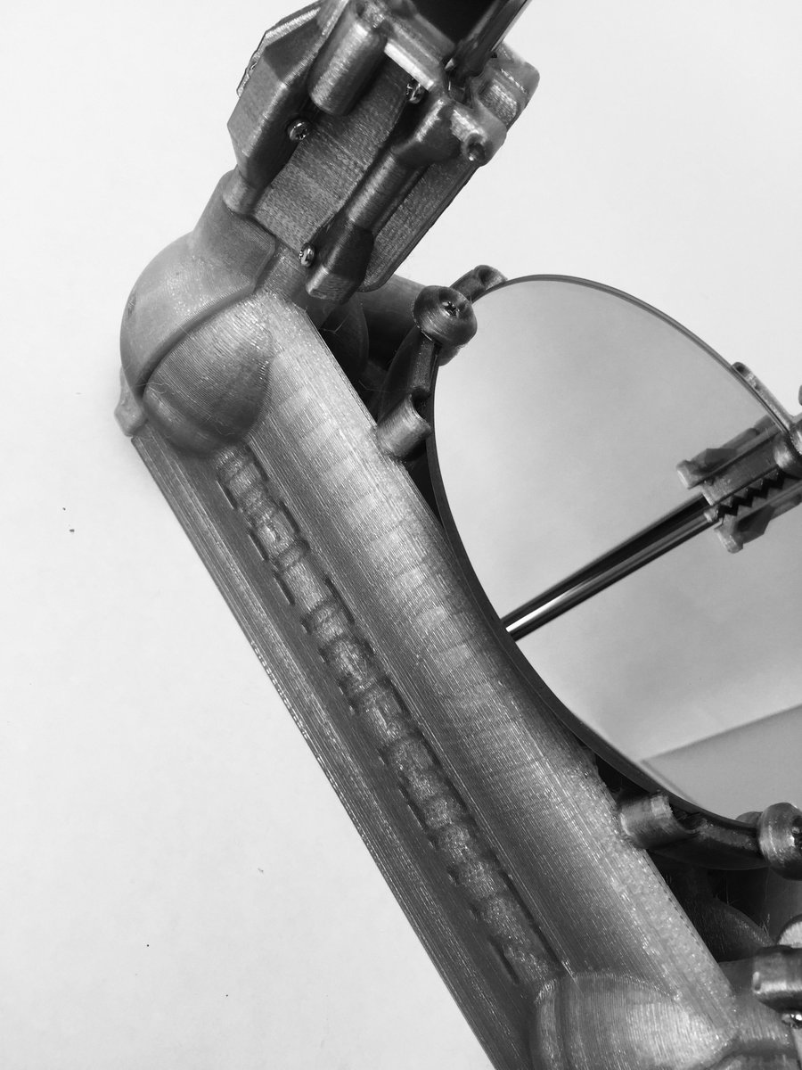 Black and white at <a href="/DeltaprintZ/">DeltaprintZ</a> #3D #3Dprinting #M150 #funatwork #heatbed