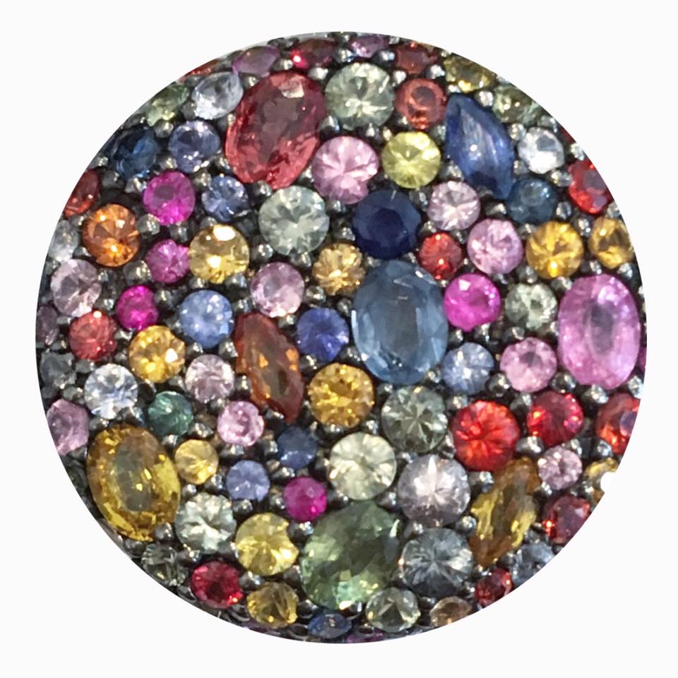 MasterJewelerIN's tweet photo. Step into color this Spring with this beautiful rainbow sapphire circle top ring! Visit our website for more styles https://t.co/pOuhtfs2W0 https://t.co/uKFoLnJy3e