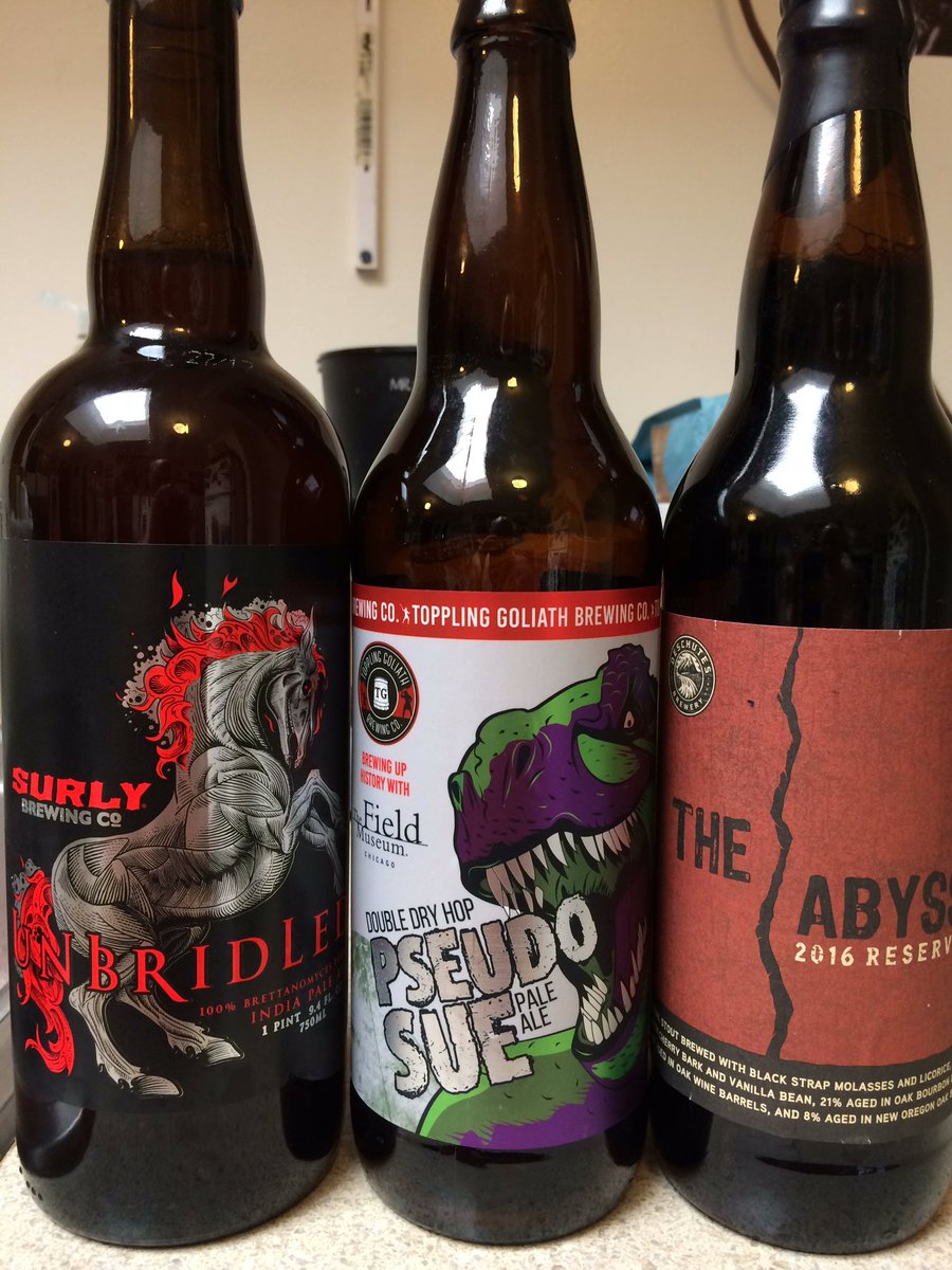 HOTDogcast's tweet photo. I know y'all do Game chasing but do any of you beer chasing? Had some nice #beerpickups yesterday! #beerchasers #pseudosue #abyss https://t.co/sVVPUnxEwn