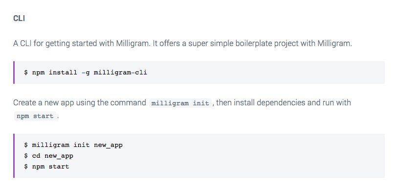 cjpatoilo's tweet photo. A CLI tool for getting started with Milligram <3
$ npm install -g milligram-cli
#milligramcss #css #cli
https://t.co/FvjBk3aCDn https://t.co/6aSdt6Pr1e