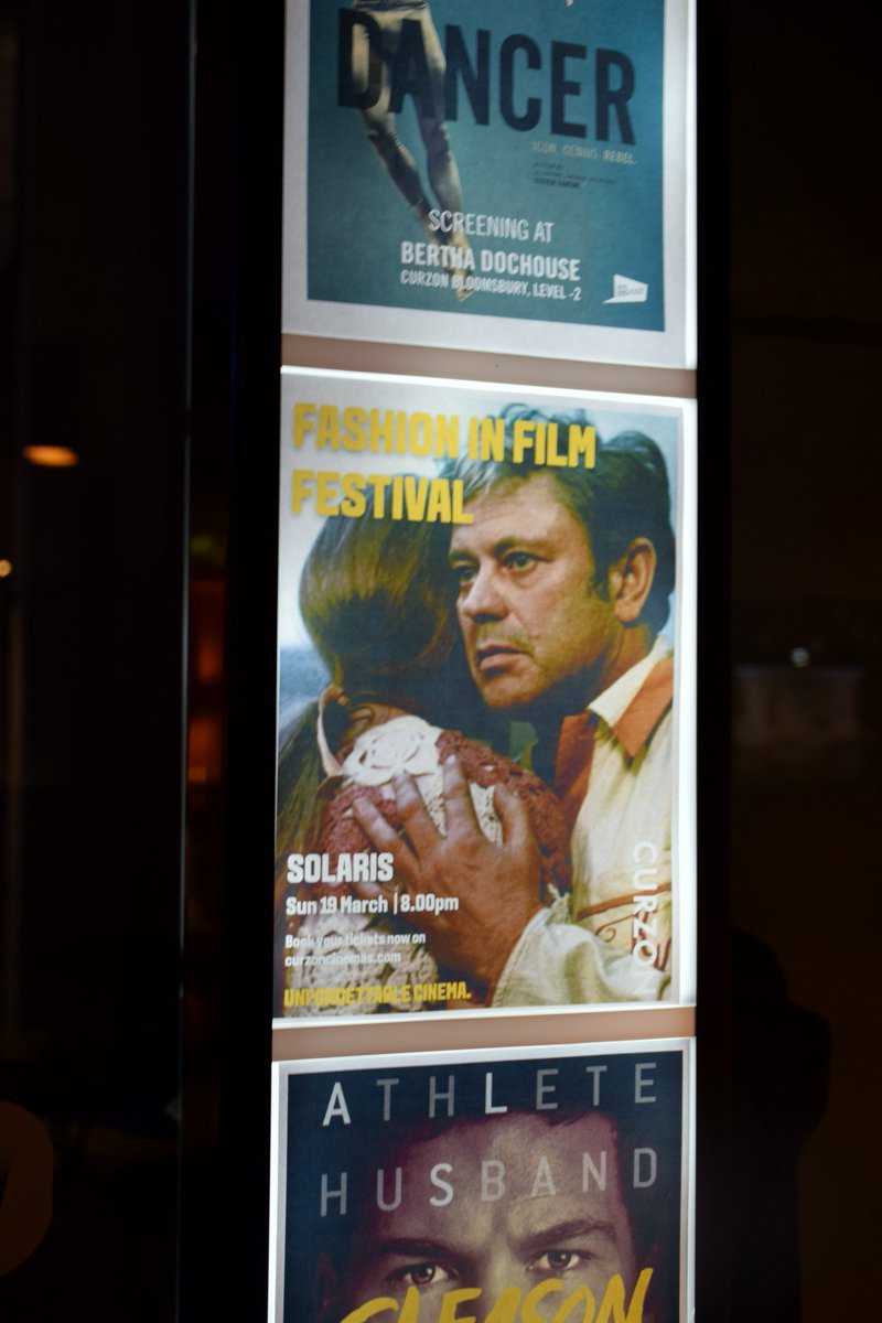 Thank you <a href="/FashionFilmFest/">Fashion in Film</a> and everyone who came to <a href="/CurzonBbury/">Curzon Bloomsbury</a> for the screening of Solaris on Sunday! #tarkovsky #cinema