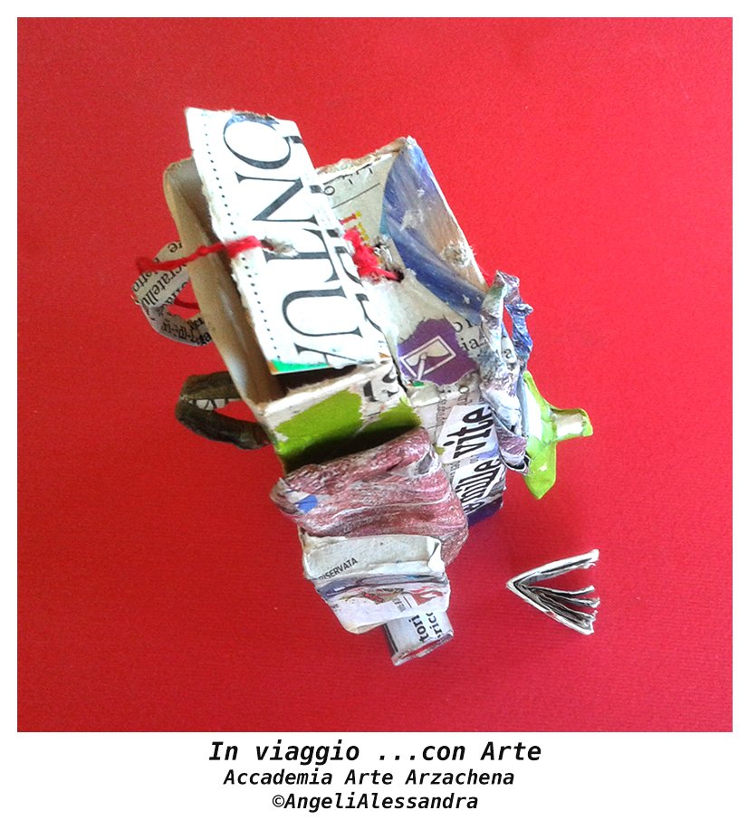 AngeliAlessandr's tweet photo. #viaggio nell'#arte myart #recicled #laboratoriperbambini #childrens #Sardegna #artelier #angelialessandra https://t.co/gTXYcJ6C5G