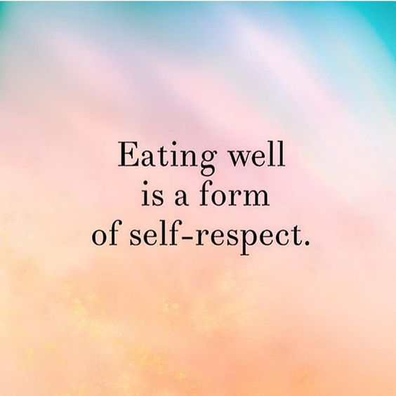 Respect yourself!