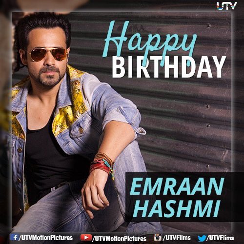 Emraanians's tweet photo. Great Music &amp; @emraanhashmi are made for each other. RT if you agree :) Happy Birthday Emraan Hashmi https://t.co/NsN8KyZUAd