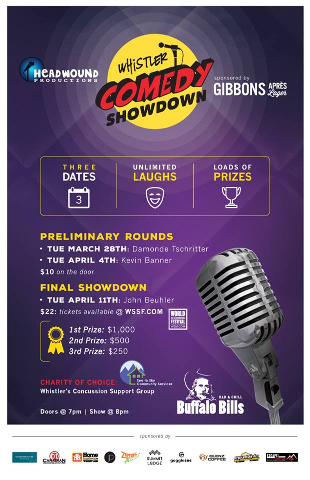 Whistler Comedy Showdown is back for it's second year <a href="/wssf/">World Ski & Snowboard Festival</a> 
Get ur tix now@wssf.com. <a href="/GoWhistler/">Tourism Whistler</a>  -Prizes include an #EscapeRoom giveaway!