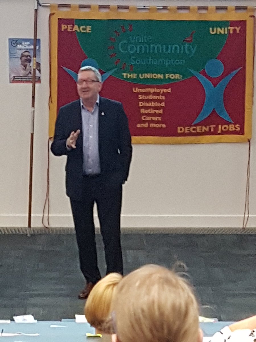 sotonlaboursoc's tweet photo. Good to see @UniteforLen for a Q&A session in Soton, good speech attacking insecure work and low wages #voteforlen https://t.co/L9AqnsA2iv