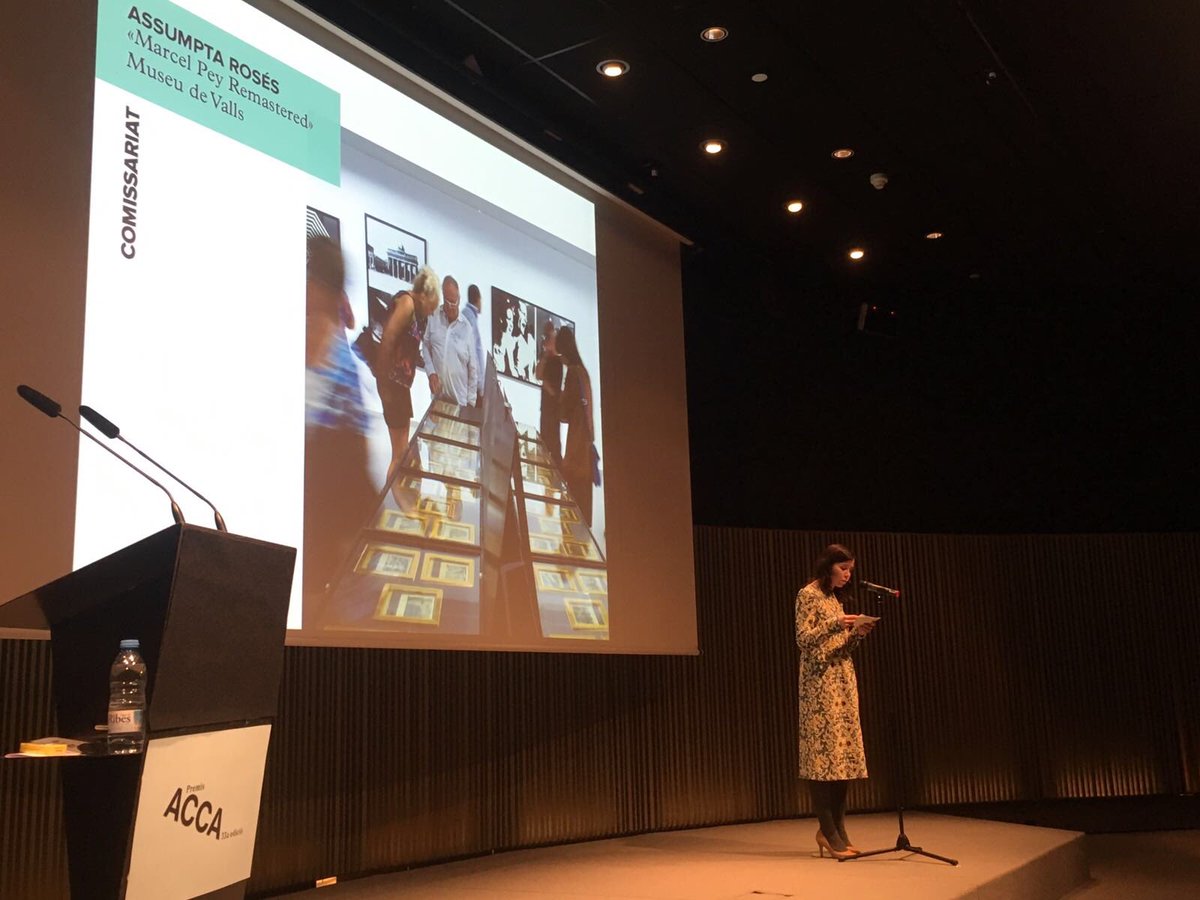 La nostra directora #AssumptaRosés nominada per #Remastered de #MarcelPey al #MuseudeValls #premisACCA <a href="/ACCAcritics/">ACCA</a>