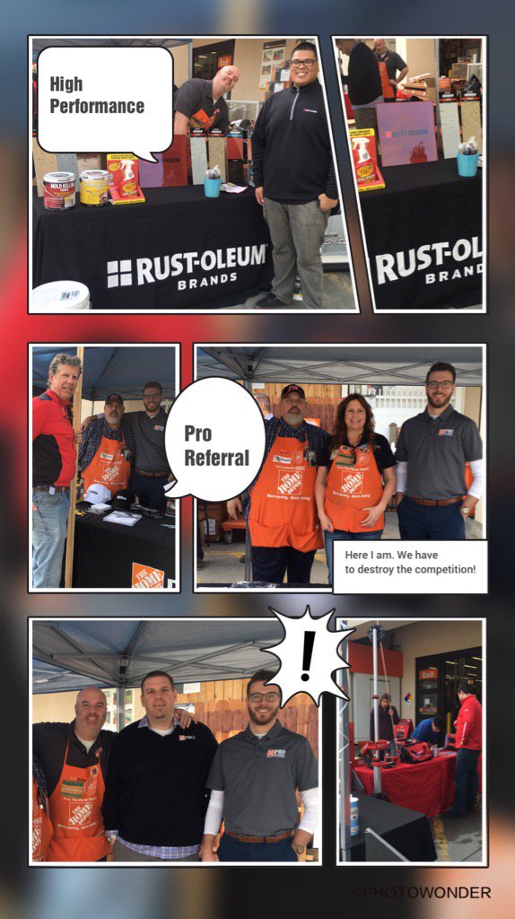 SaltoHD's tweet photo. Campbell Rocking With Vendors at our Pro Event! @ProReferral@glidden_paint@Rust-Oleum@Mulwaukee@SeanDon0642@MreedTHD https://t.co/XBkVCuVSRb