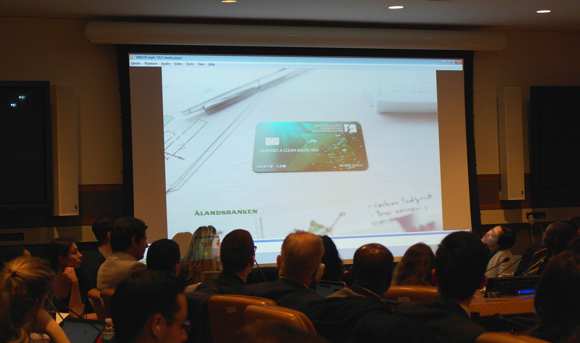 Changing consumer behavior in New York with the Baltic Sea Card <a href="/UN_PGA/">UN GA President</a> balticseaproject.org/en/ostersjokor… #globalgoals #water <a href="/alandsbanken/">Ålandsbanken</a>