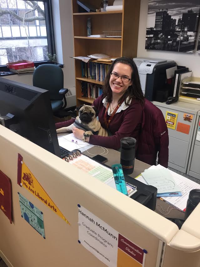 Meet our new office assistant, Tilly! She came to spread joy on National Puppy Day!