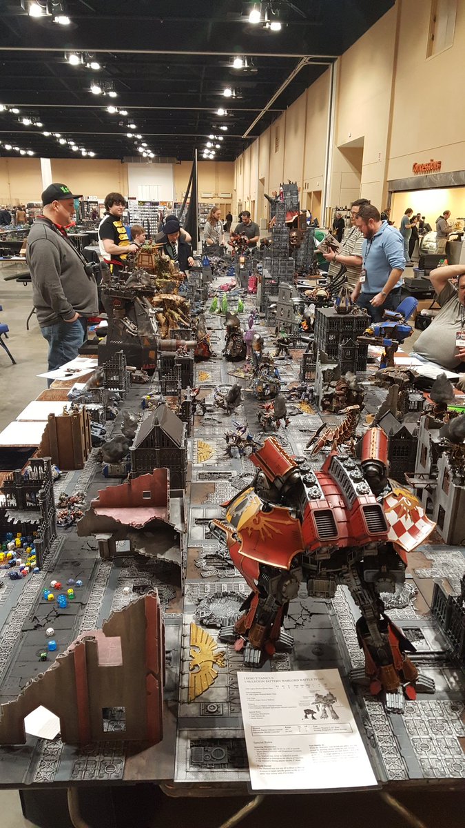 Deathguardman's tweet image. Apocalypse board going strong.