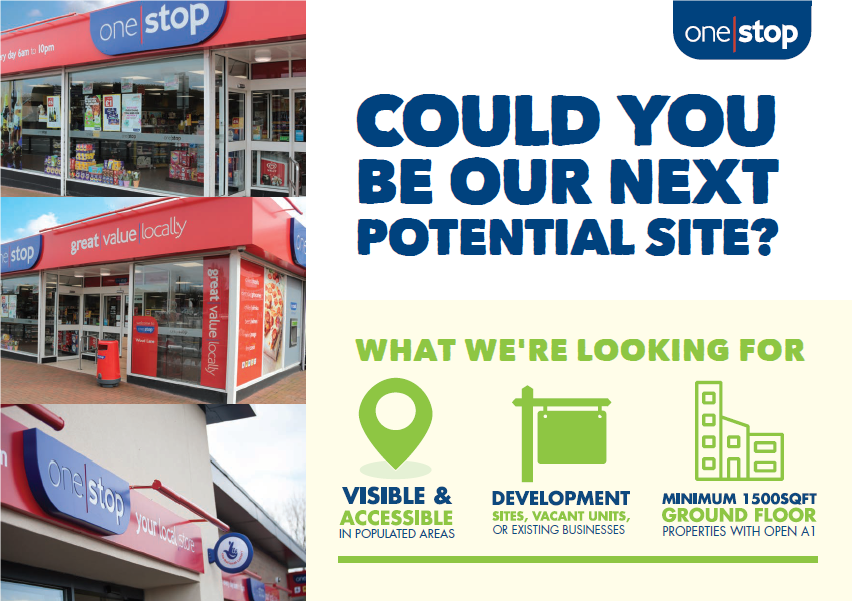 petersoproniuk's tweet photo. One Stop Stores continues its quest for new sites #onestopstores
Please feel free to inbox with any sites that match our requirement. https://t.co/jq44JZEhEc