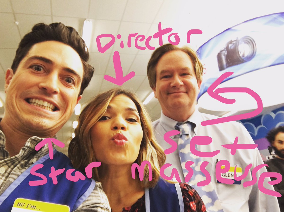 Ben Feldman and America Ferrera of Superstore attend the