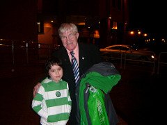 When my son met Bertie Auld - class act. Happy Birthday! 