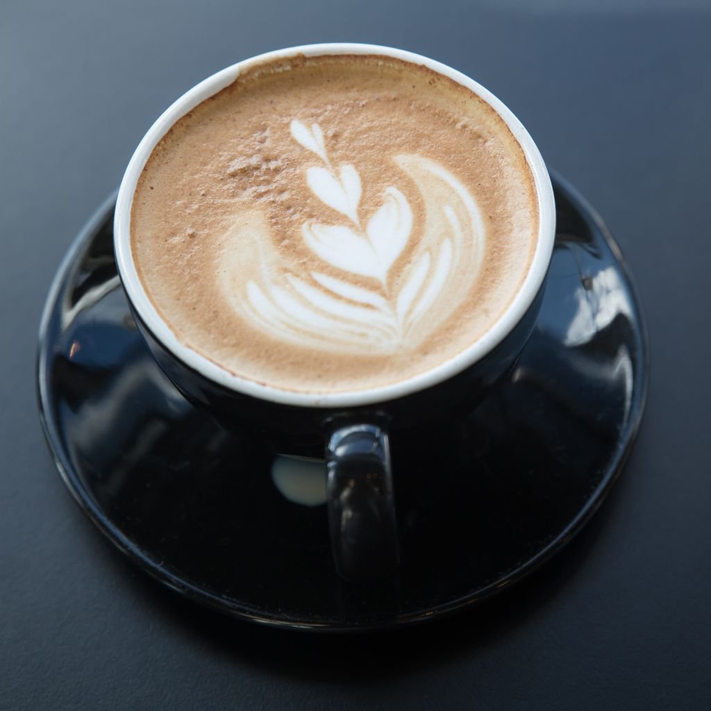 Espresso, milk, honey, and spices. This is the Cafe Miel.