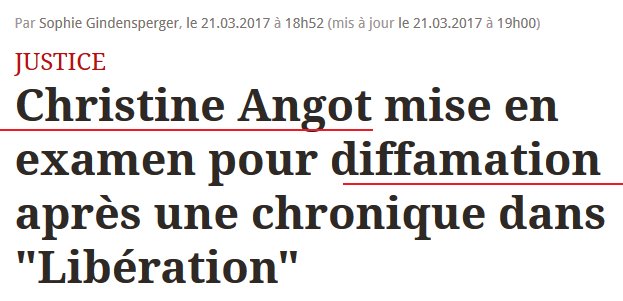leJRepublicain's tweet photo. Christine #Angot, mise en examen, semble être une habituée de la diffamation... #LEmissionPolitique https://t.co/CX1MKORiFT