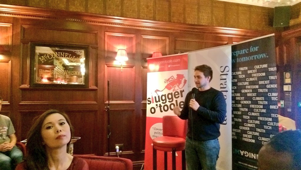 nigreenways's tweet photo. Pitching the @BankofInvention is @PEdgar15 at @SluggerOToole's @ImagineBelfast #slugger7ideas event https://t.co/LEYIzsw4D2