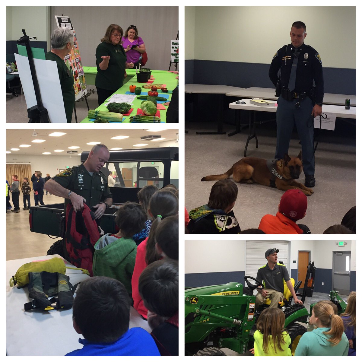 Greene County had 377 fourth graders attend the 2017 Youth Ag Day to learn about Ag Safety! #agday #purdueextension #safety