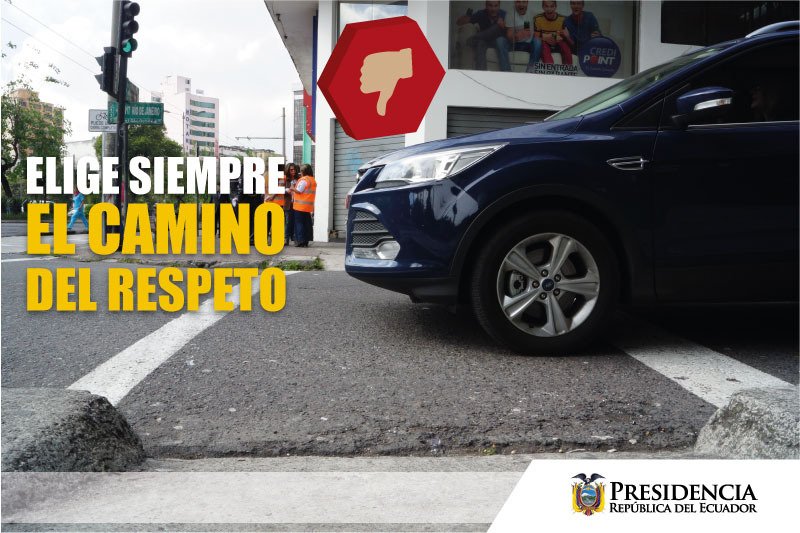 ECU911_'s tweet photo. Sé un conductor responsable, respeta los límites de velocidad, la seguridad es tarea de todos. #ECU911Conmigo https://t.co/FR2IaEaHch