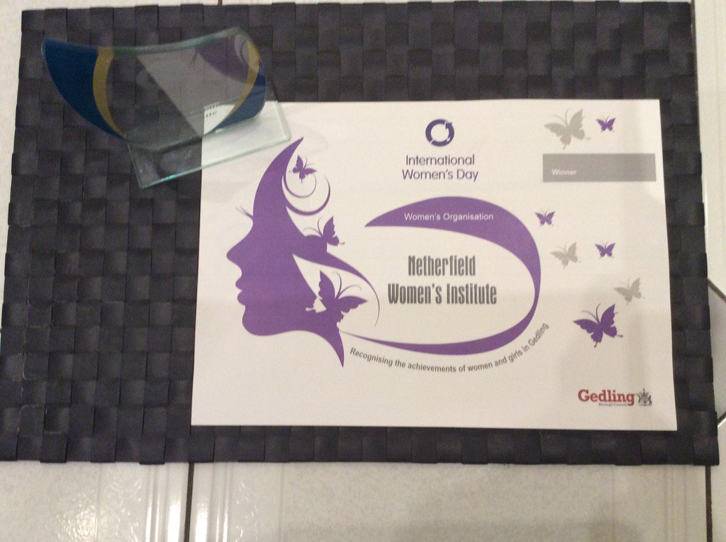 NetherfieldWI's tweet image. Congratulations  ladies @sharonellis21 @GedlingBC @GedlingEye @BBCNottingham @ng4_online @Nottingham_Post