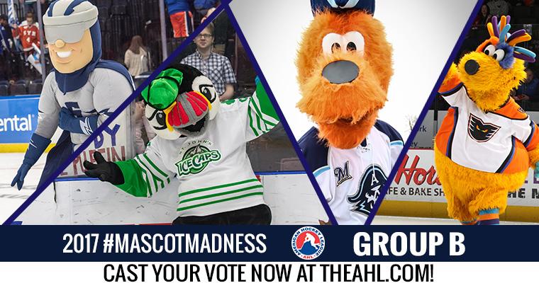 keebler46's tweet photo. Help send your favorite AHL mascot to the final round of #MascotMadness!  Vote up to 10x per day!  - https://t.co/QOoDsgBqQf https://t.co/3k1fXx2YPI