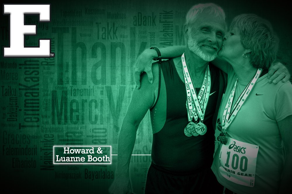 EMUAthletics's tweet photo. Howard &amp; Luanne Booth commit $50,000 for the E-Club Athletic Hall of Fame Project #BlockEforLife

Learn more at https://t.co/BiHqDcGOL5 https://t.co/sb1pv65nmb