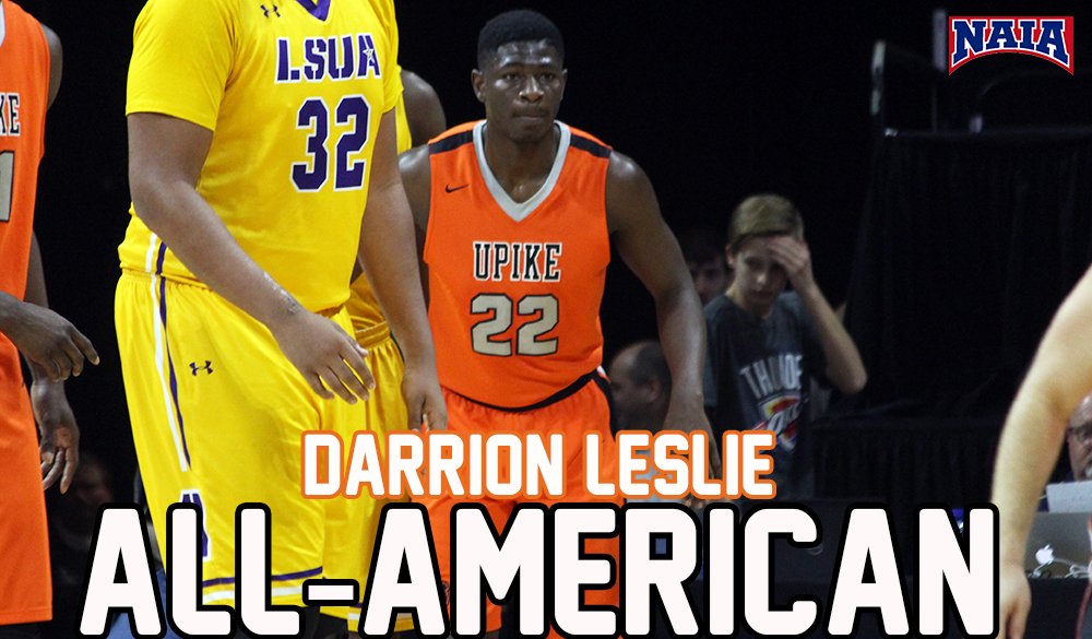 UPIKEAthletics's tweet photo. MBB: UPIKE's Leslie Named NAIA Second Team All-American -- https://t.co/NAqYIOKFgJ https://t.co/fViOIsNaKq