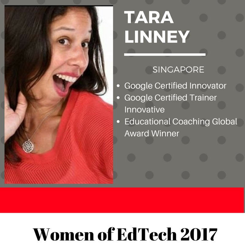 Techtechteach's tweet photo. My #WomenofEdTech person today is @taralinney #edtech #womenshistorymonth #googleinnovator https://t.co/vkxQKTBRQk