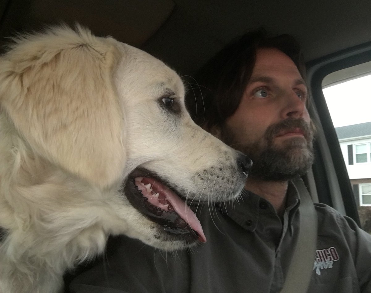 WetchCo's tweet image. #BooneTheShopDog thinks he is a good copilot! 
#WetchCo thinks so too!!
Happy #NationalPuppyDay!!
 #shopdogs #k9 #goldenpuppy #goldensrule