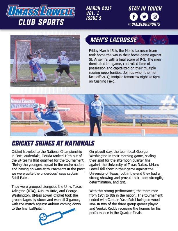 UML Club Sports tweet media