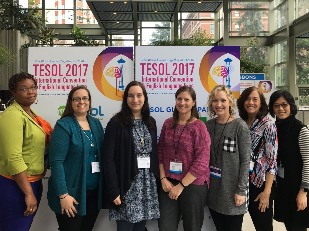 lynnfuller's tweet photo. #TESOL17 #mytesol17 connecting with colleagues is a great benefit to tesol! https://t.co/MvP4HDY2nP
