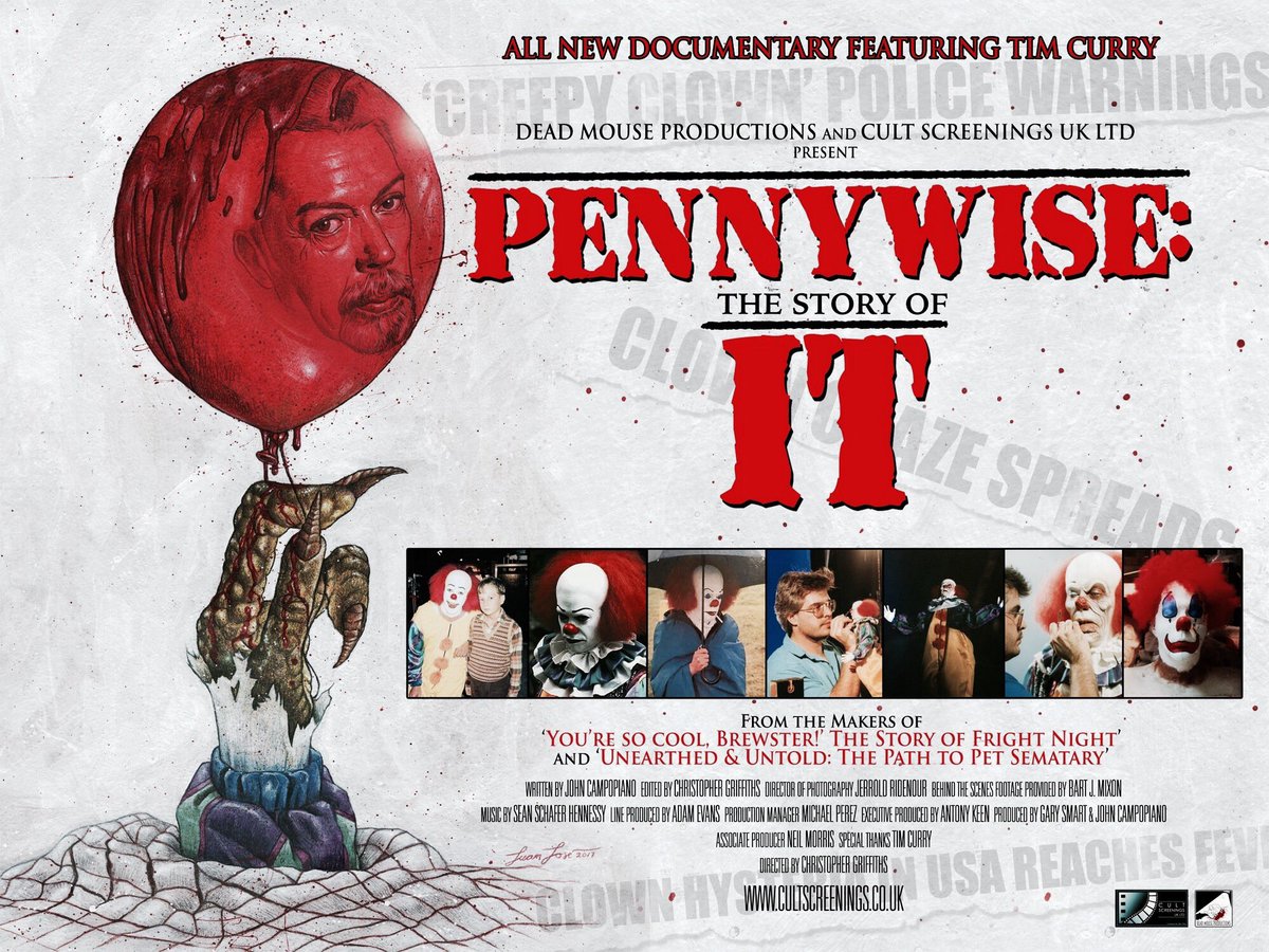 Gary_Smart82's tweet photo. @StephenKing can't wait to get in front of #timcurry #pennywise #itdoc https://t.co/tS7qHFDg7H