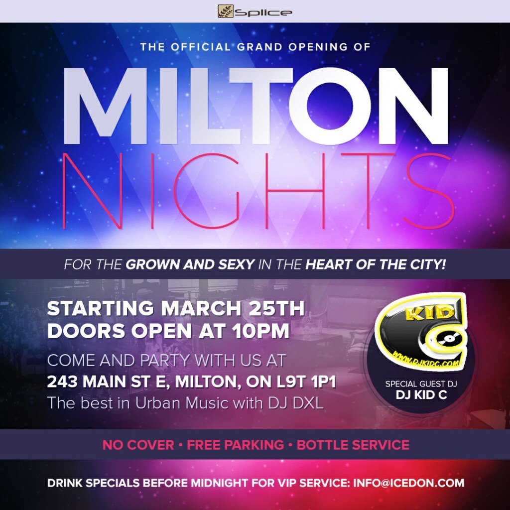 djkidc7's tweet photo. Tell a friend @ICEDON having a party in Milton this Saturday night with @djkidc https://t.co/67jew33AVw