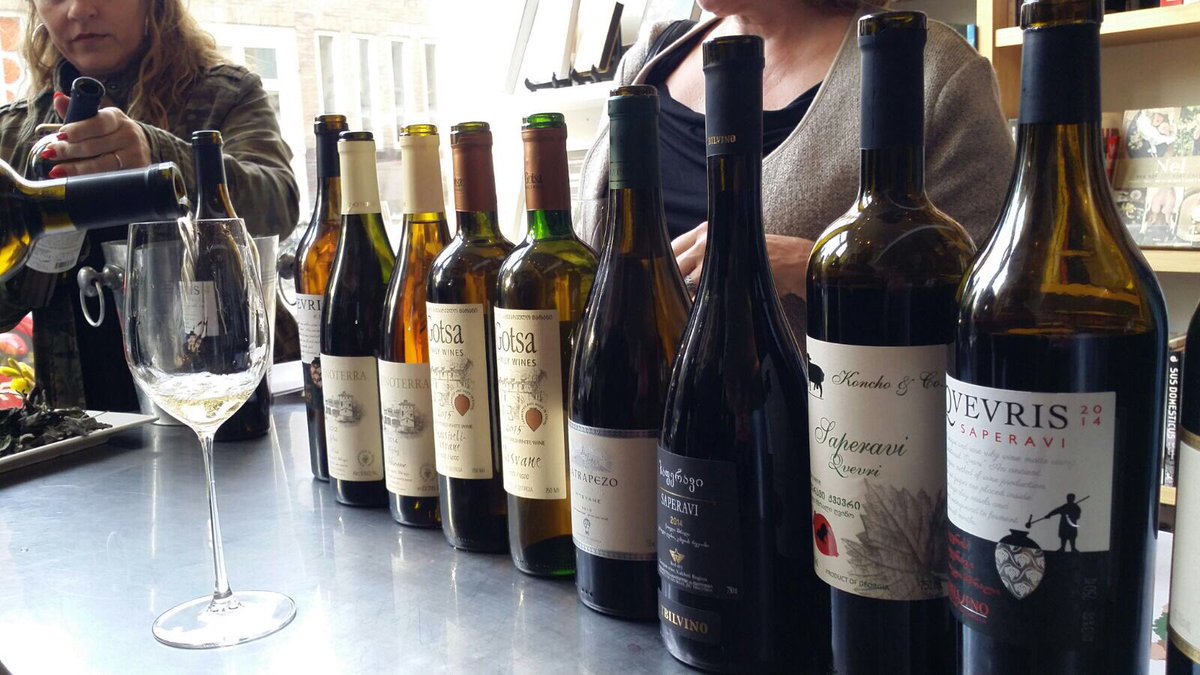 PitchPR_NL's tweet photo. Today tasting wine from @georgiawine #anderewijn #mevrouwHamersma https://t.co/xyu5b81Z5r