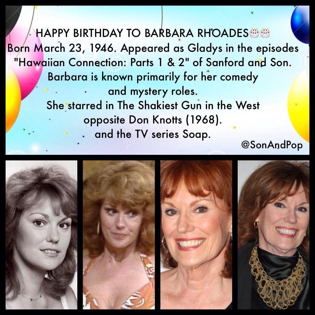 Happy Birthday to Barbara Rhoades 