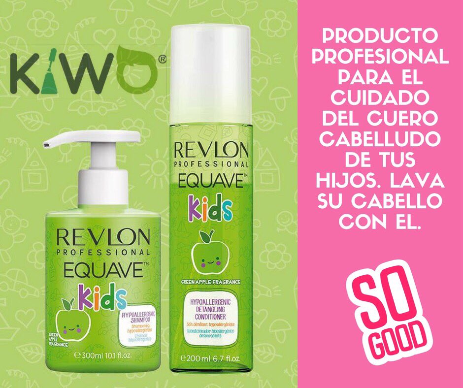 kiwomx's tweet photo. Usa en tus 👦🏻👧🏻 #Equave de @REVLONMexico para la limpieza y cuidado de su cabello. ¡Adquiérelo aquí!
💇🏻#KIWOCortesConEstilo😎 https://t.co/1gU7A24AWL