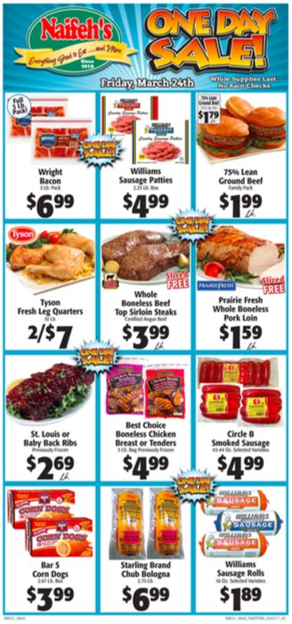 naifehsfoods's tweet image. ONE DAY SALE at Naifeh's on Friday! Don't miss it! naifehs.com/uploads/2/6/9/…
